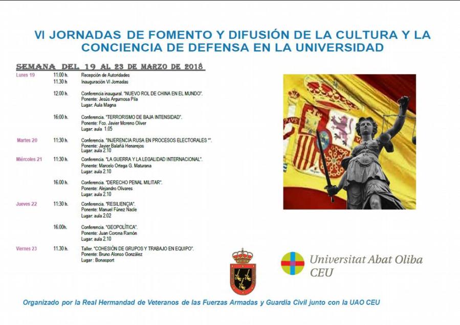VI Jornadas Cultura Defensa